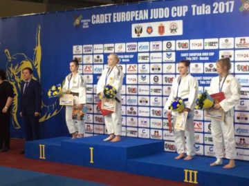 Zuzana Janiczková a Radek Rýpar, úspěšní na Evropském poháru dorostenců a dorostenek v Tule.