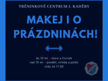 Tréninky během letních prázdnin