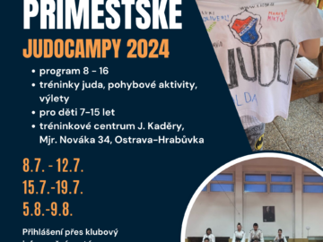 Přihlaste své dítě na příměstský judocamp 2024