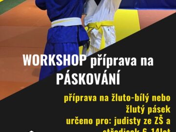 WORKSHOP pro děti – příprava na PÁSKOVÁNÍ, 2.6.2024, TCJK