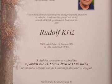 Smutná zpráva pro náš klub