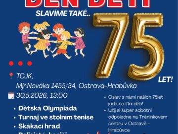 Den dětí – 75leté výročí 1. Judo clubu Baník Ostrava